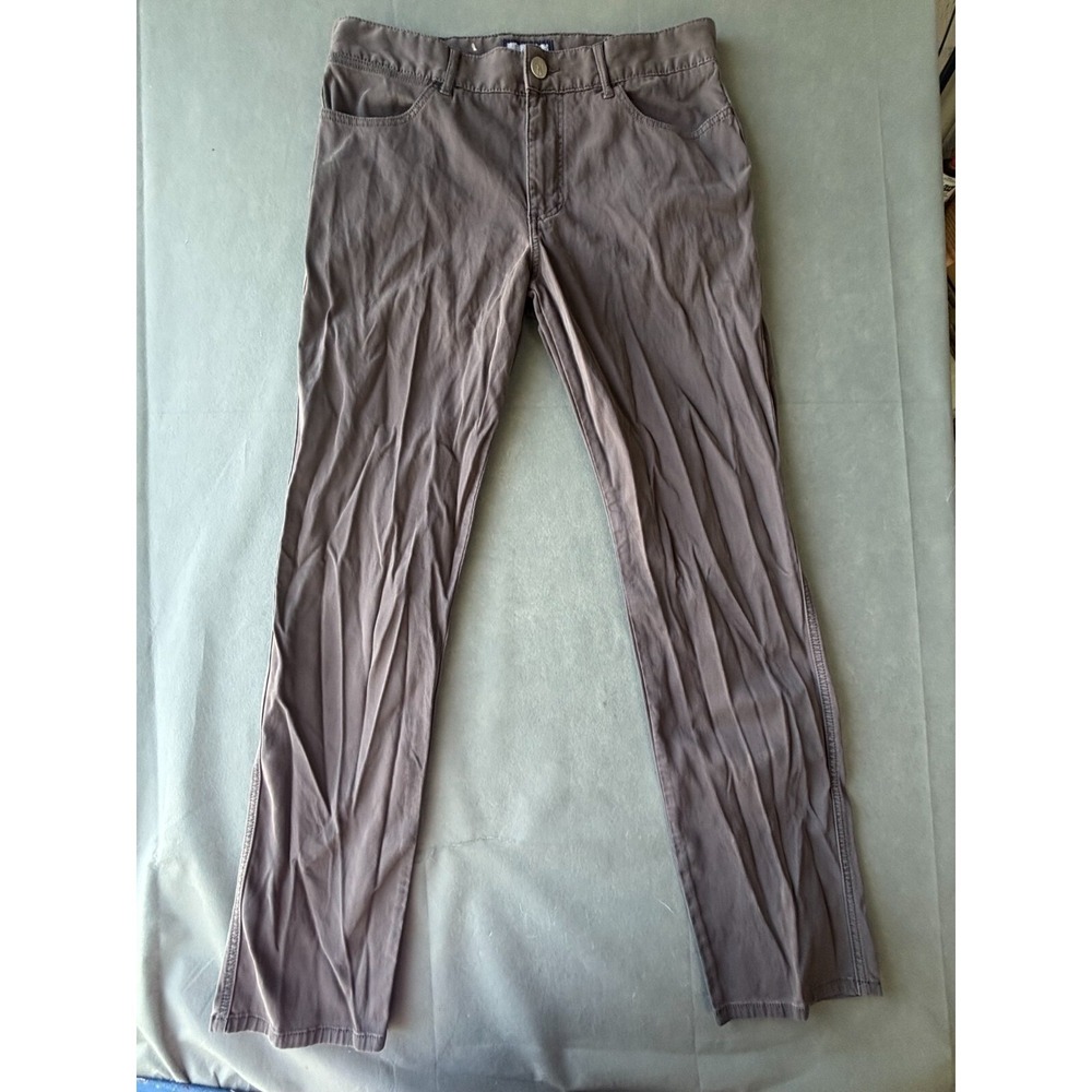 Johnnie-O Jeans Men's 32 X 32 Khaki Fly Zip 5-Pockets preppy golf
